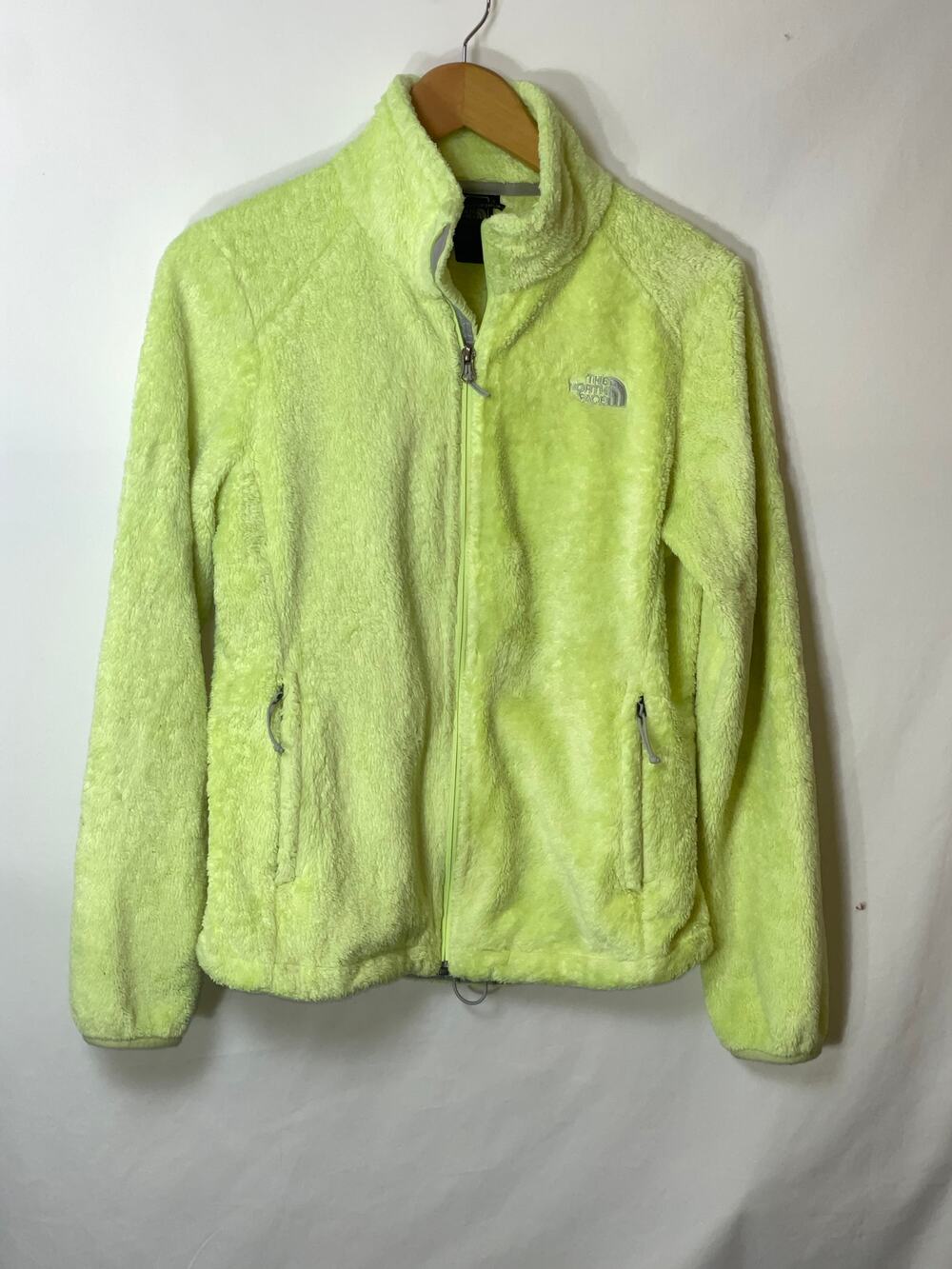 The North Face Women's Osito Neon Yellow Soft Fuzzy Jacket - Women's Size M